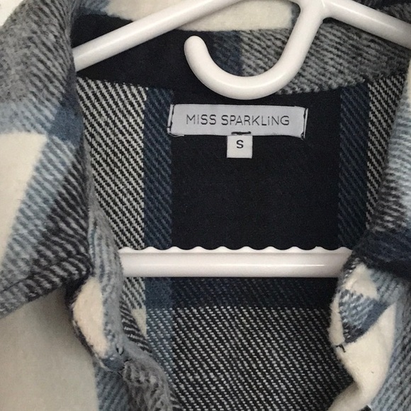 Like New: Oversize Longline Flannel Plaid Shacket - Picture 2 of 6